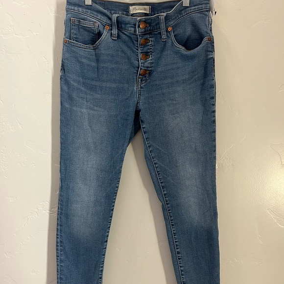 Madewell Jeans button Fly Cropped - Picture 4 of 4